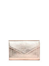 Porte-monnaie Etincelle Cuir Etrier Rose etincelle irisee EETI469